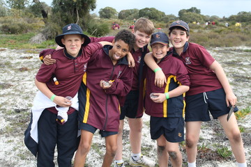 tree planting 5 boys