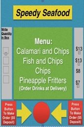 seafood menu